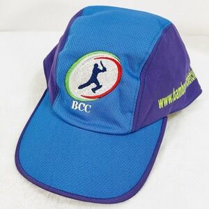 BCC Bamboo Cricket Club Hat Cap Adjustable Strapback Blue Outdoors Sports